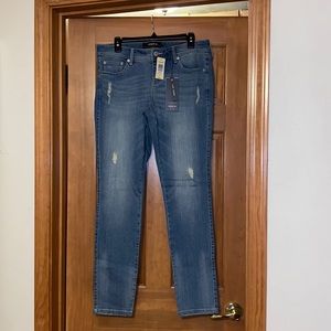 Torrid Distressed Luxe Skinny Jeans